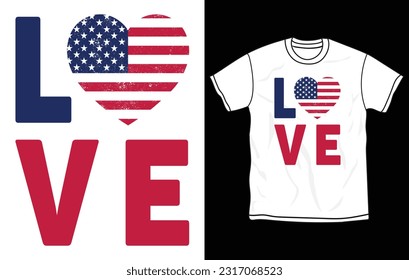 Happy 4th of July t shirt design, Independence day T-shirt, US Veteran shirt design, USA flag, American, Quotes, Typographic tshirt, Fully editable and printable Vector graphic.