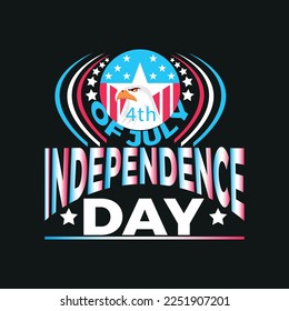 Happy 4th of July t shirts design, poster, print, postcard and other uses