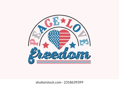 Happy 4th of July t shirts design, 4th of July SVG, 4th of July Retro Design, sublimation, vector, typography, t-shirt vintage, SVG Design