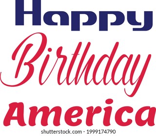 Happy 4th of July USA Independence Day Greeting Card Design