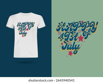Happy 4th of July USA independence day T-Shirt Design