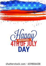 Happy 4th Of July USA Independence Day Background.