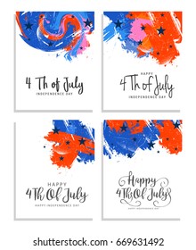 Happy 4th Of July USA Independence Day Text Space,Poster Or Banner Set Background.