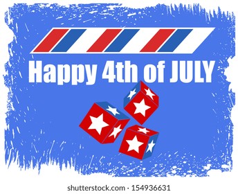 Happy 4th of July Vector