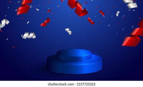 Happy 4th of July Vector Illustration. Suitable for greeting card, poster and banner. Illustration Of Independence Day.