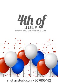 Happy 4th Of July,USA Independence Day Background.