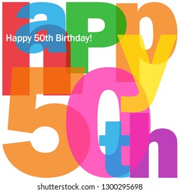 50th birthday Images, Stock Photos & Vectors | Shutterstock