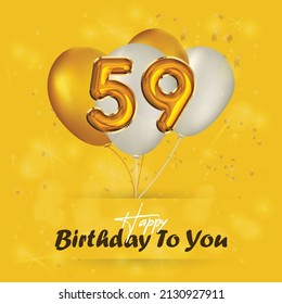 1,301 59th birthday banner Images, Stock Photos & Vectors | Shutterstock