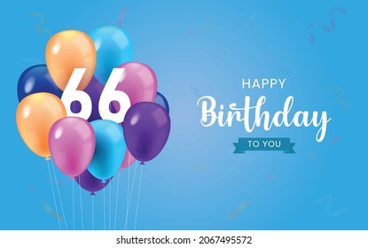 1,581 Happy 66th Birthday Images, Stock Photos & Vectors | Shutterstock