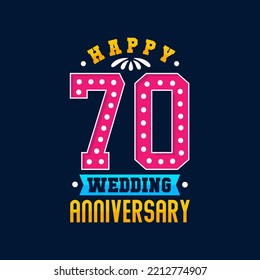 Happy 70th Wedding Anniversary Celebration