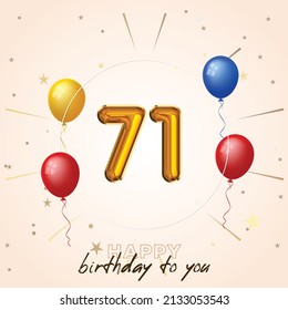 1,201 71st birthday Images, Stock Photos & Vectors | Shutterstock