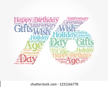 163 Happy Birthday 76 Th Images, Stock Photos & Vectors | Shutterstock