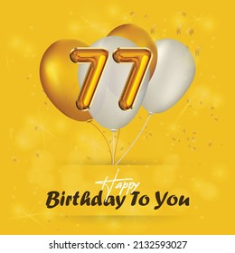 1,575 Happy 77th Birthday Images, Stock Photos & Vectors | Shutterstock