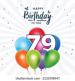 1,878 79th Birthday Images, Stock Photos & Vectors | Shutterstock