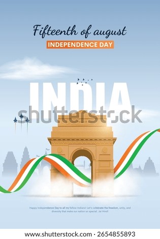 happy 79th independence day of india. creative vector illustration design.