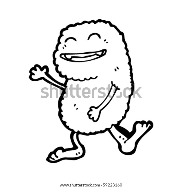 Happy Abominable Snowman Cartoon Stock Vector Royalty Free