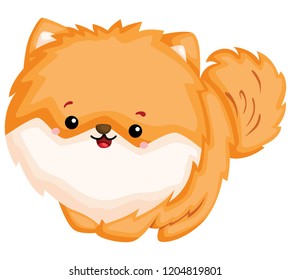 a happy and adorable corgi pure breed dog 
