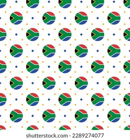 Frohe Afrika Tag Nahtlose Muster Design mit Kultur afrikanischen Stammes Figuren Dekoration in Vorlage handgezeichnet Cartoon Flach Illustration