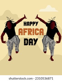 Happy Africa day vector art, Tangier, Morocco, Tuesday ‎30 ‎May ‎2023