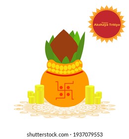 Happy Akshaya Tritiya ,Vector Illustration.