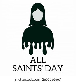 Happy All Saints Day to all Christians. Perfect for social media posts.