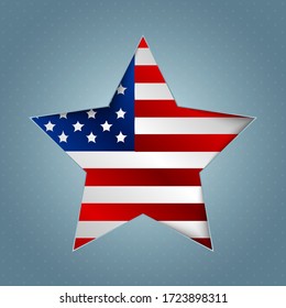 Happy america independence day background illustration vector