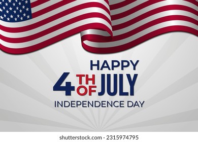 Happy American Independence Day Background. Fourth of July