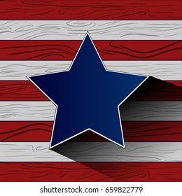 Happy American Independence Day graphic design, Vector illustration