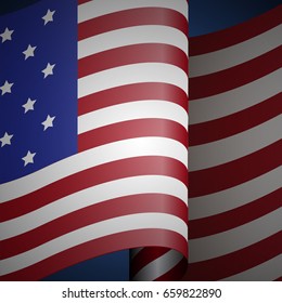 Happy American Independence Day graphic design, Vector illustration