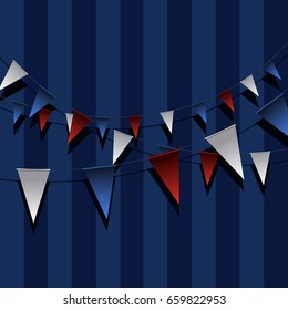 Happy American Independence Day graphic design, Vector illustration
