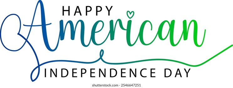 happy American independence day text