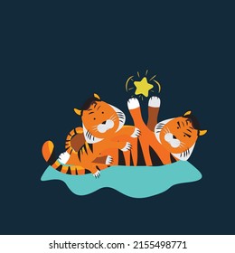 happy animal vector for kids story book, t-shirt, jersey design