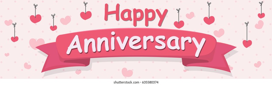 Happy Anniversary banner 