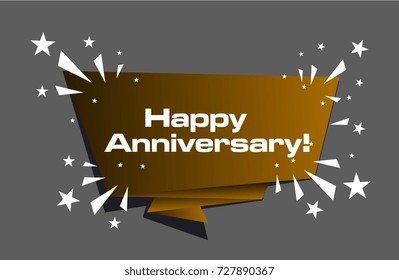 Happy Anniversary, Beautiful greeting card poster