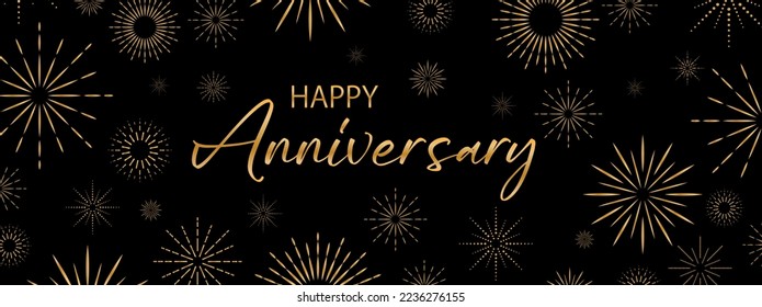 happy anniversary card on white background	