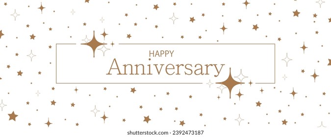 happy anniversary card on white background	