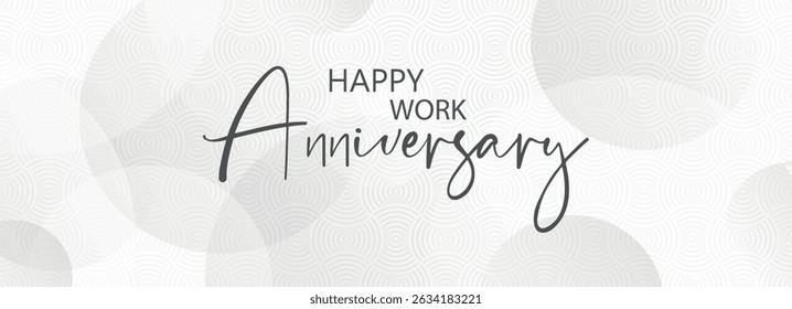 happy anniversary card on white background	