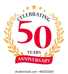 Happy anniversary celebration design 