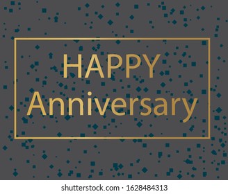 Happy Anniversary concept- vector illustration