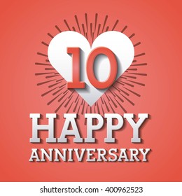 happy anniversary design 