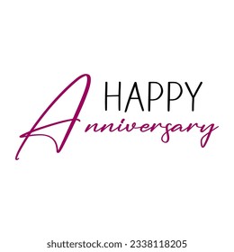 Happy anniversary. Friends, Family Anniversary Card. 