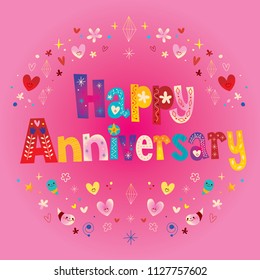 Happy Anniversary greeting card