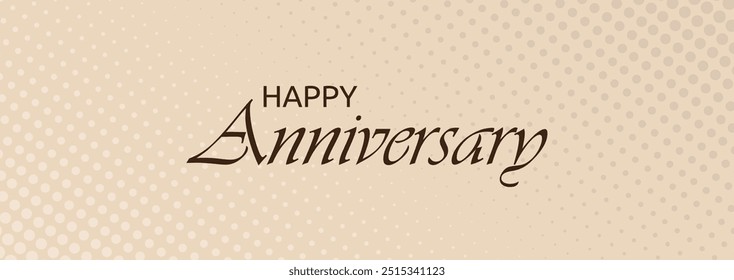 happy anniversary text greeting card