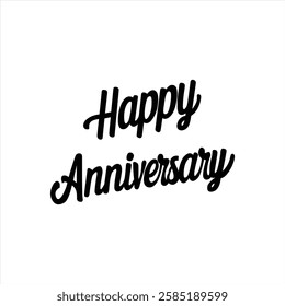 Happy Anniversary Typography Text Effect File Easy Editable By User or Customer.