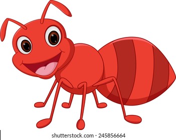 Happy Ant Cartoon 