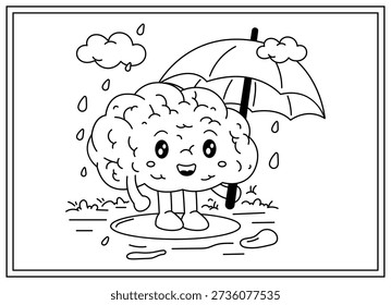 A happy  anthropomorphic