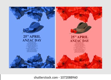 Happy Anzac Day Vector Illustration