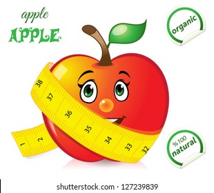 Happy apple