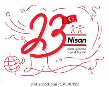 Happy April 23 National Sovereignty and Children's Day of Turkey