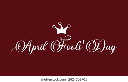 Happy Aprils' Fool Day Text Design And Colorful Background
